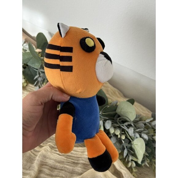 Roblox Piggy Tiger Plush Tigry 9” Phatmojo MiniToon Stuffed Animal Toy Orange - Picture 6 of 7